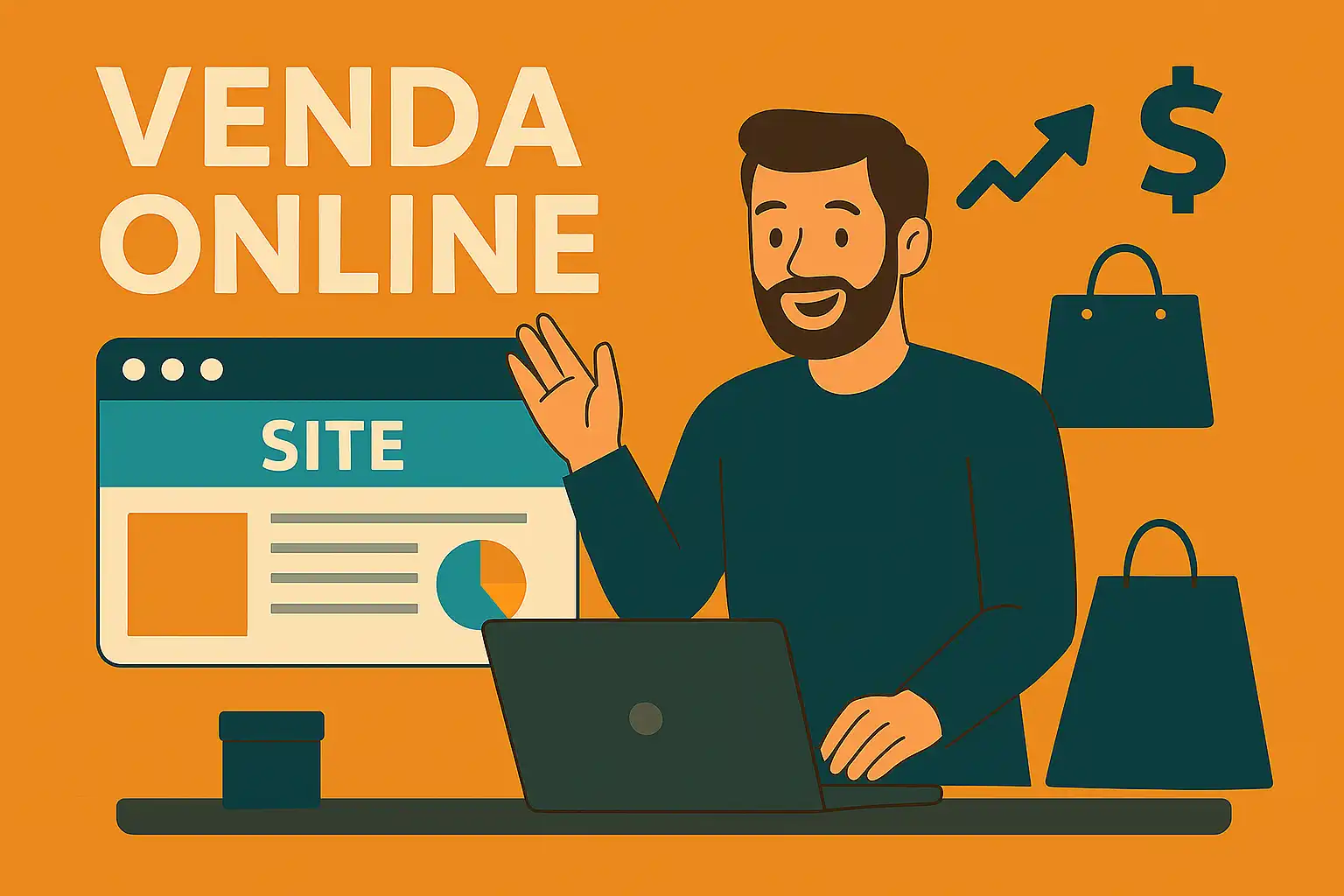 Maquina de vendas automáticas 24h otimizada com SEO e plataforma WordPress da 99SITE